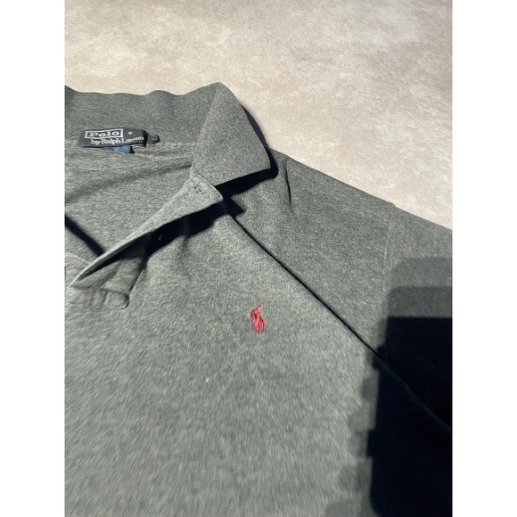 Vintage Polo Ralph Lauren Logo Polo Golf Shirt Button Up - Picture 2 of 7